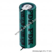 Sanyo HR-4/5AU 4/5A akku 1 forrf�l mindk�t oldalon ipari NiMH