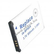Helyettes�t� akku Samsung IA-BP90A 3,7V 800mAh Li-Ion
