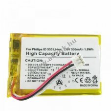 Helyettes�t� akku PHILIPS ID 555 SL-422943 DECT telefon