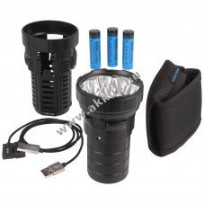 Imalent MS08 LED zsebl�mpa 34000 lumen 3x21700 Li-ion akku
