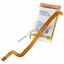 Helyettes�t� akku Apple iPod 5G 3,7V 450mAh Li-Polymer