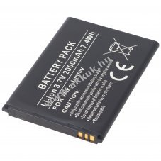 Helyettes�t� akku Wiko Jimmy S4300AE S104-P26000-000 3,7V 2000mAh mobiltelefon Li-Ion