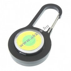 SILA K50range COB-LED karabiner LED vil�g�t�ssal piros vagy feh�r f�ny 2xCR2032 elemmel