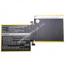 Helyettest akku Amazon Kindle Fire 8.9 3,7V 6000mAh NiMH