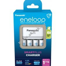 Panasonic BQ CC55 t�lt� + eneloop AA Mignon ceruza akku 1.2V 2000mAh 4db/csomag NiMH