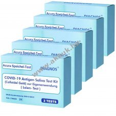 Acura COVID-19 ny�l antig�n gyorsteszt 10db/csomag BfArM k�l�nenged�llyel, nem PCR
