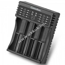 Camelion univerz�lis akku t�lt� Ni-MH1,2V Li-Fe3,2V Li-Ion3,7-3,85V 1-4 csatorna USB5V1A