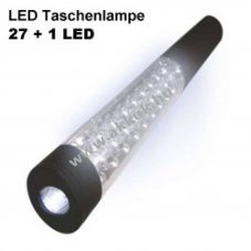 WorkLite mini LED stabl�mpa 27+1 LED LR03/AAA 3db elemmel fekete
