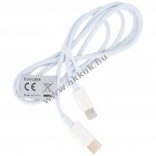 USB-C adatk�bel iPhone 11 12 X XS XR feh�r
