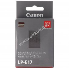 Canon LP-E17 akkumul�tor 7,2V 1040mAh
