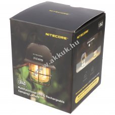 Nitecore LR40 kempingl�mpa oliv 4000mAh akku powerbank funkci�val Li-Ion