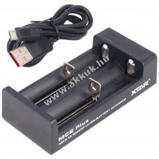 Helyettes�t� akku Xtar MC2 2 csatorn�s Li-Ion t�lt�