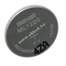 Helyettes�t� akku ML1220 3,0V 18mAh 12,5mmx2,0mm ipari Li-Mn