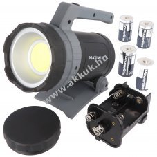 5W LED k�zi reflektor 4xD (b�bi m�ret) LR20 elemmel 500 lumen