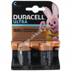 Duracell Ultra M3 C (b�bi m�ret) alk�li elem 2db/csomag