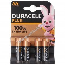 Duracell AA LR6 1,5V alk�li elem 4db/csomag