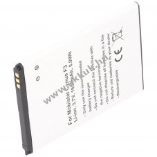 Helyettes�t� akku MOBISTEL Cynus F3 mobiltelefon BTY26181 3,7V 1600mAh Li-Ion