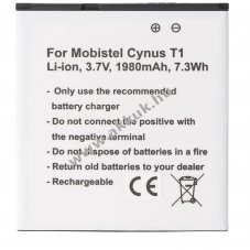 Helyettes�t� akku MOBISTEL Cynus T1 BTY26179 BTY26179MOBISTEL/STD mobiltelefon