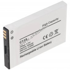 Helyettes�t� akku mobiltelefon Motorola C115 C116 C155 Tchibo 202 3,6-3,7V 850-950mAh Li-ion