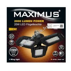 MAXIMUS LED sz�rnyas mennyezeti l�mpa 2000lm 20W IP20 E27 foglalat