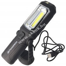 3W LED munkal�mpa akkumul�torral �s USB t�lt�k�bellel 250 lumen