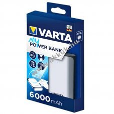 Varta my Power Bank 57960 6000mAh �rhat� fel�let�, tollal �s sablonnal powerbank