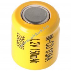 Helyettes�t� akku Sanyo N-110AA 1/3 AA Mignon ceruza 1,2V 150mAh ipari NiCd