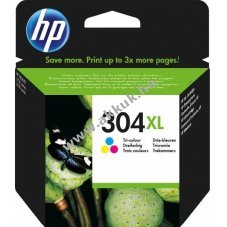Eredeti HP tintapatron NR.304XL/N9K07AE sz�nes nyomtat�