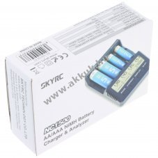 SkyRC NC1500 intelligens t�lt� AA Mignon ceruza AAA Micro 4x f�ggetlen csatorna LCD NiMH/NiCd