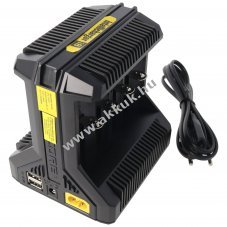 Nitecore i8 8-soros gyors t�lt� 1-8 akku Li-Ion LiFePO4 NiMH AA AAA 18650