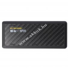 Nitecore NB Air powerbank 5000mAh v�z�ll� IPX7 karbon h�z