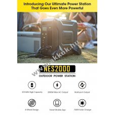 Nitecore NES2000 powerbank 2016Wh 2000W hordozhat� �ramforr�s