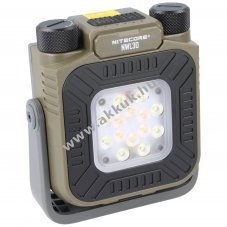 Nitecore NWL30 univerz�lis munkal�mpa 3000lm 18000mAh 3,6V USB-C sz�nyogriaszt� fokozatmentes
