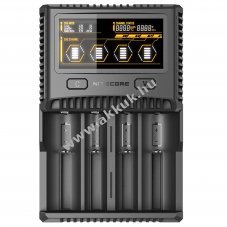 Nitecore SC4 gyorst�lt� Li-Ion, NiMH �s LiFePO4 akkukhoz