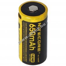 Nitecore NL1665R 16340 akku 650mAh Li-Ion