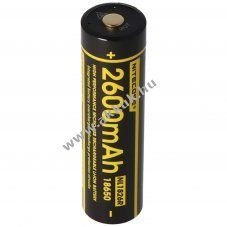 Nitecore 18650 NL1826R akku 3,6V 2600mAh Li-Ion