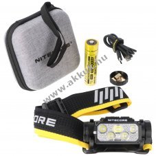 Nitecore HC60 UHE fejl�mpa inkl. 18650 akku 4000mAh Li-Ion