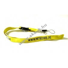 Nitecore kulcstart� p�nt s�rga fekete felirattal