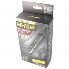 Nitecore MH10 V2 zsebl�mpa 1200lm 21700 4000mAh akku USB-C t�lt�s Li-Ion