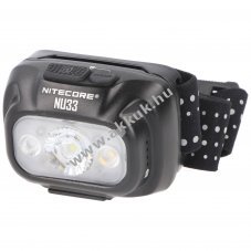 Nitecore NU33 �jrat�lthet� USB-C fejl�mpa 3 f�nyforr�s 700lm IP66