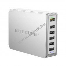 Nitecore UA66Q USB hub 6 portos 5V 5A QuickCharge 3.0