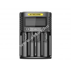 Nitecore UMS4 USB gyorst�lt� QC2.0 4 rekeszes max3A LCD