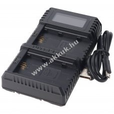 Nitecore USN4 PRO USB akkut�lt� Sony NP-FZ100, 2 rekeszes