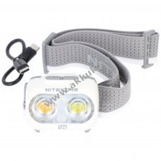 Nitecore UT27 V2 Titan White fejl�mpa Dual Power 800lm 160m ultrak�nny�