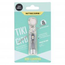 Nitecore TIKI GITD kulcstart� l�mpa foszforeszk�l� z�ld 3 f�nyforr�s 300lm 71m USB-C Li-ion 12g