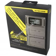 Nitecore 2x t�lt� NP-FM500H/NP-F730/NP-F750/NP-F770/NP-F970/NP-F550 akku,f�nyk�pez�g�p,videokamera
