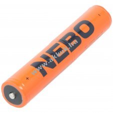 NEBO 2x26650 zsebl�mpa akku 7,4V 5000mAh 37Wh Li-Ion