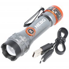 NEBO LED zsebl�mpa Davinci 450L Flex 450 lumen 237m Li-Ion 14500 akku