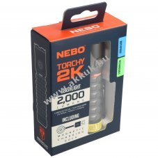 NEBO LED zsebl�mpa TORCHY 2K 3,7V 2200mAh Li-ion