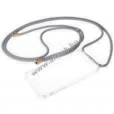 Nyakp�ntos �tl�tsz� TPU v�d�tok Apple iPhone XR sz�rke-feh�r zsin�rral